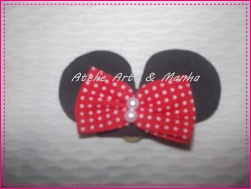 Lacinho minnie vermelho